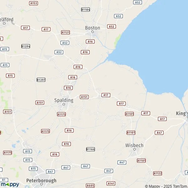 Map Sutton Bridge map of Sutton Bridge (PE12 9) and practical information